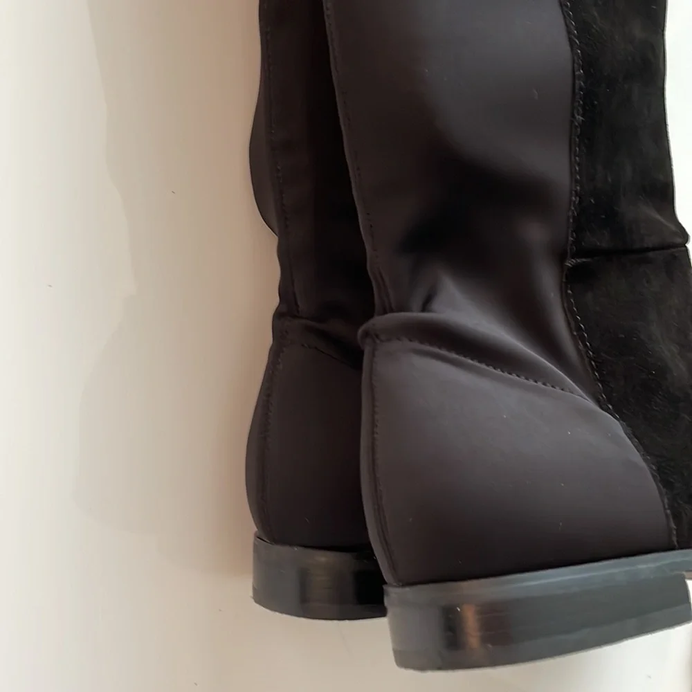 Riley Split Suede Over the Knee Boots